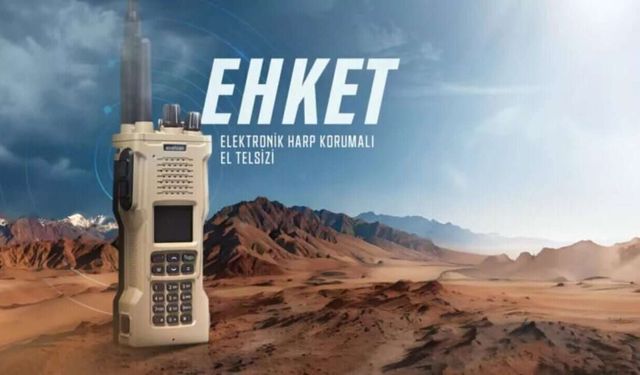 Radio portative protégée contre la guerre électronique d'ASELSAN : EHKET