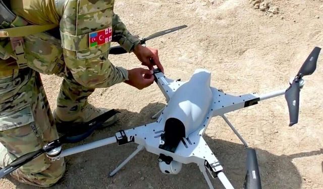 Le drone kamikaze KARGU de la STM prend son envol dans l'exercice Caucasus Eagle-2024