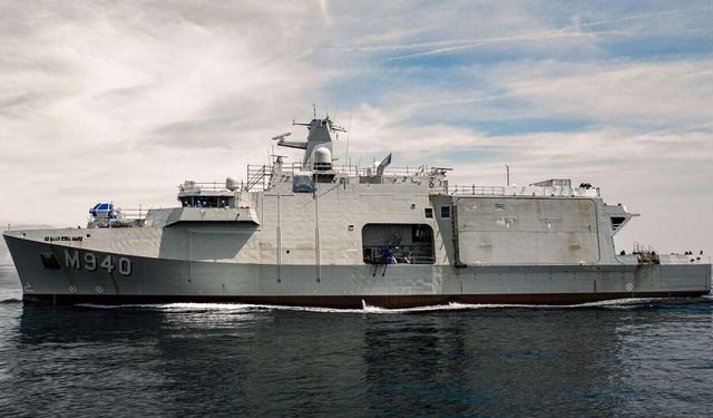 Le navire de lutte contre les mines « Oostende » commence ses premiers essais en mer