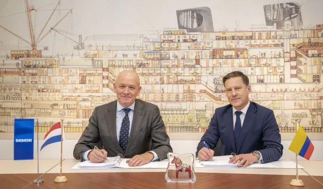 Damen et Saab équiperont la nouvelle frégate de la marine colombienne d'un système de combat