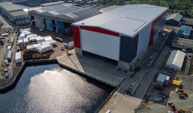 BAE Systems inaugure un nouveau hall de construction navale à Glasgow