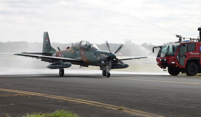 Le Paraguay réceptionne quatre avions A-29 Super Tucano livrés par Embraer
