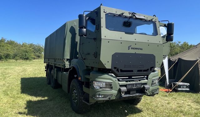 Rheinmetall MAN présente le nouveau camion blindé TGS-Mil Protected à Vienne