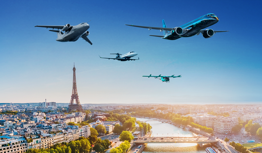 Embraer fait son grand retour au Paris Air Show avec une large gamme de solutions civiles, militaires et urbaines