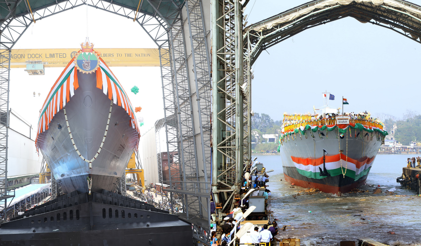 Marine indienne: deux frégates furtives prêtes à être admises au service